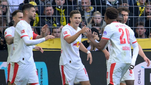 Christoph Baumgartner erzielte die Leipziger Führung.