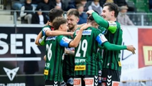 SV Ried durfte endlich wieder zu Hause über einen Bundesliga-Sieg jubeln.