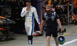 Alex Albon und Carlos Sainz müssen von hinten starten.