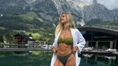 Die deutsche Leichtathletin Alica Schmidt hatte in Leogang eine schöne Urlaubszeit.