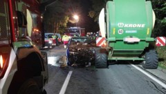 Die 17-jährige Lenkerin des Pkw blieb bei dem heftigen Zusammenstoß unverletzt.