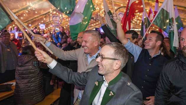 Herbert Kickl und Mario Kunasek in Hartberg