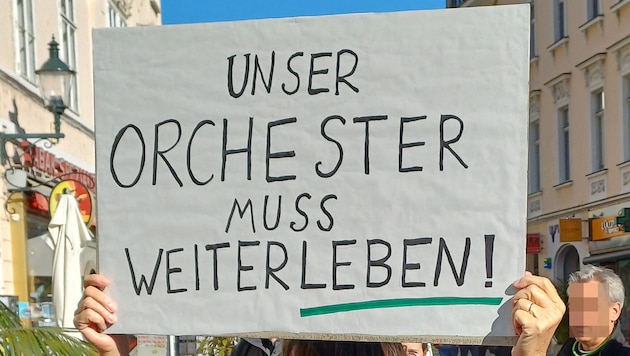 Die Demonstranten in Baden hatten eine klare Botschaft.