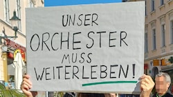 Die Demonstranten in Baden hatten eine klare Botschaft.