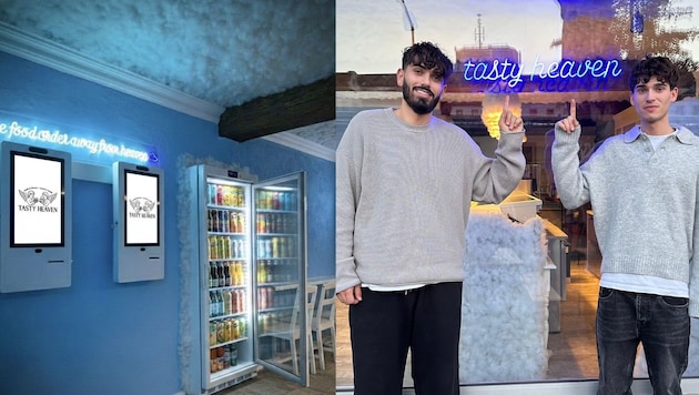 Wie im Himmel fühlt man sich, wenn man „Tasty Heaven“ von Flamur (li.) und Veron betritt.