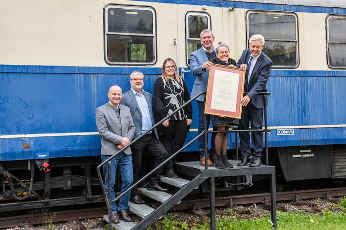 Semmerings Bürgermeister Hermann Doppelreiter, Martin Grüneis vom Amt der NÖ Landesregierung, ...