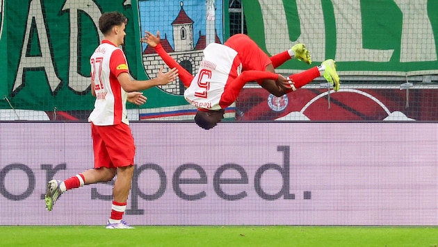 Salzburg topple Rapid from the top of the table.