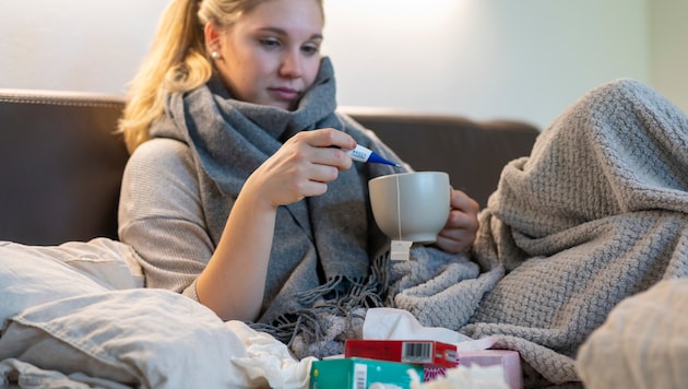 Viele Wiener liegen krank im Bett, doch die Grippewelle kommt erst.