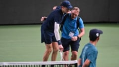 Jannik Sinner musste aufgeben.