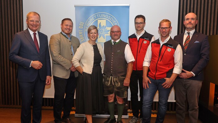 Auch Landeshauptmann Thomas Stelzer (li.) war unter den Gratulanten