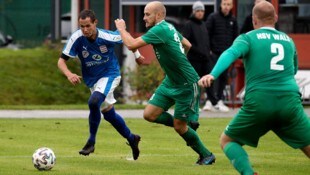 Liga-Topscorer Tiago Faria (links) traf auch gegen Golling doppelt.