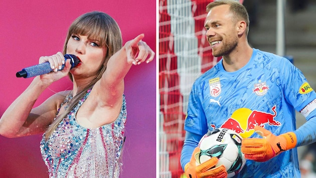 Taylor Swift (li.), Alexander Schlager