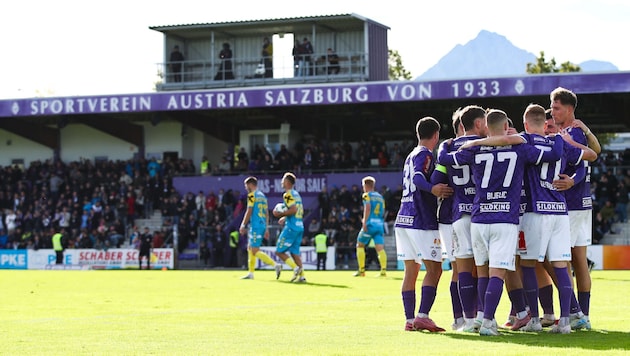 Austria Salzburg liegt nach neun Runden auf Platz zehn in der 2. Liga.