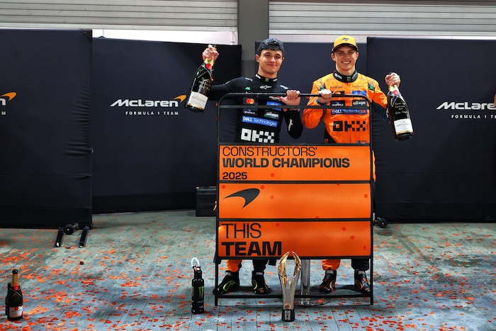 Lando Norris (li.) und Oscar Piastri