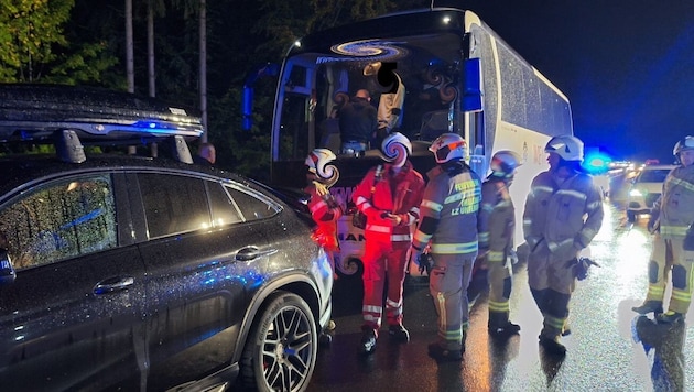 Der Unfall ereignete sich im Baustellenbereich.