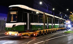 Die erste Alstom-Garnitur wurde in der Nacht auf Montag geliefert und kam gut in Graz an