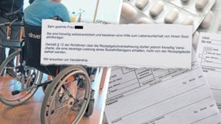 Eine betagte Steirerin verliert die Rezeptgebührenbefreiung nach ihrem Einzug ins Heim, und ...