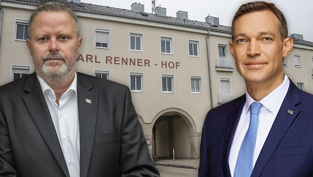 SPÖ-Vizebürgermeister Rainer Spenger (li.) war am Montag noch gegen den vollkommenen Verkauf der ...