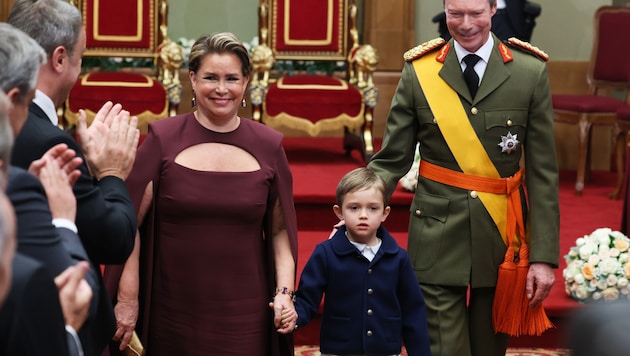 Oma und Opa mit Herz! Großherzogin Maria Teresa und Großherzog Henri genießen ihre neue Freiheit ...