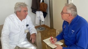 Primarius Bancher im Interview mit „Krone“ Redakteur Perry. Wenn Hightech auf Herz trifft, ...