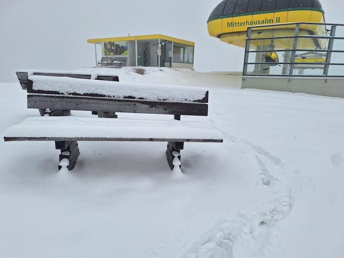 Wintereinbruch in den Skigebieten der Vier-Berge-Schaukel