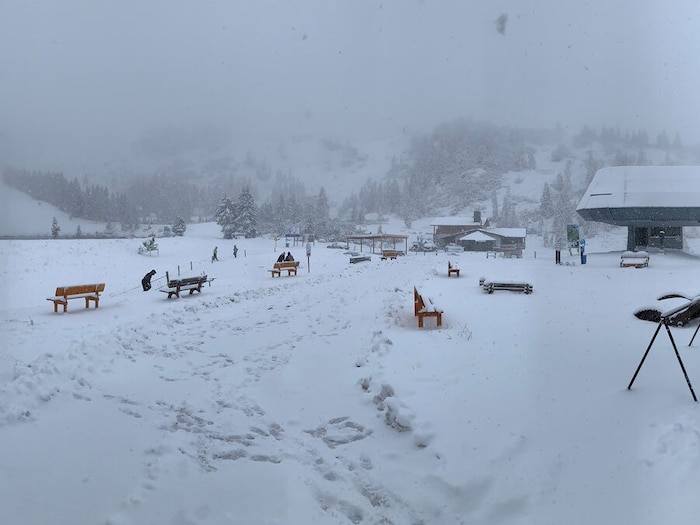 Wintereinbruch in den Skigebieten der Vier-Berge-Schaukel