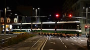 In der Nacht auf Montag hielt die erste Flexity Einzug in der Remise in Eggenberg.