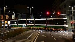 In der Nacht auf Montag hielt die erste Flexity Einzug in der Remise in Eggenberg.