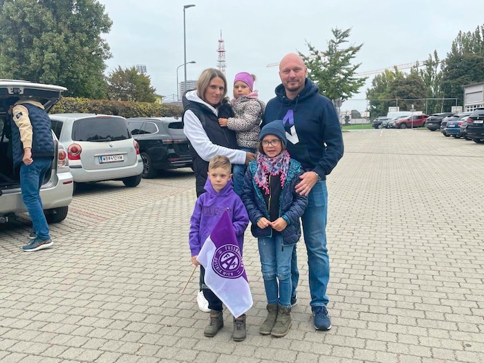 Die Familie Leitner drück auch dem ÖFB die Daumen