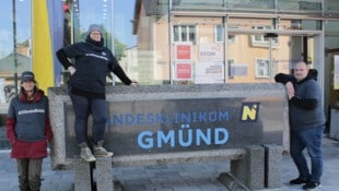 Kämpfen um das letzte Spital in ihrer Region: Jo Schedlbauer, Tamara Schönsgibl, und Johannes ...