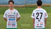 Joshua Wolf und St. Stefan freuen sich über neue Trikots.