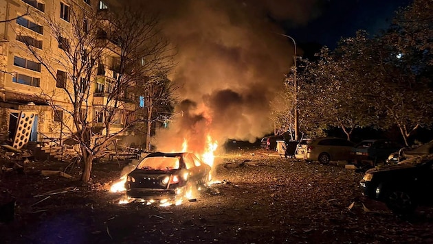 Zerstörungen nach einem russischen Angriff (Archivbild)