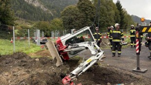 Auf einer Baustelle an der A 9 bei Kammern kam es zum Arbeitsunfall.