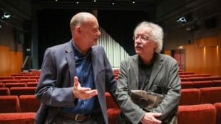 Filmemacher Johannes Holzhausen (l.) und Karl-Markus Gauß. 