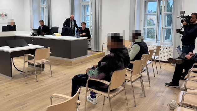Die beiden Angeklagten mussten sich am Dienstag verantworten.