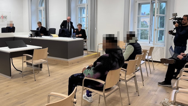 Die beiden Angeklagten mussten sich am Dienstag verantworten.