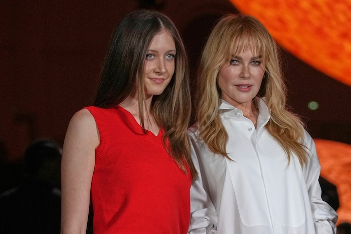 Nicole Kidman posierte unter anderem mit Tochter Sunday Rose für die Fotografen.