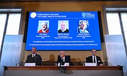 Der Nobelpreis für Physik geht heuer an die US-Quantenmechaniker John Clarke, Michel H. Devoret ...