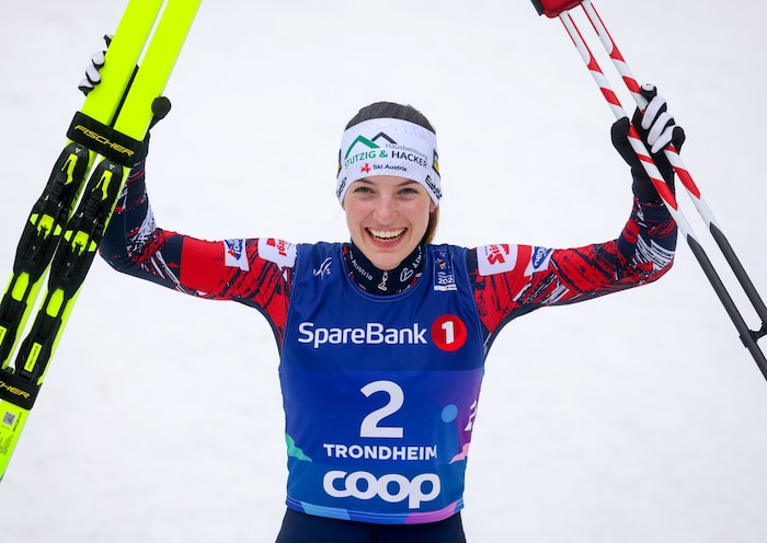 Lisa Hirner bei der Nordischen Ski-WM in Trondheim