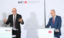 Gabriel Felbermayr vom Wirtschaftsinstitut (WIFO) und Holger Bonin vom Wiener Institut für ...