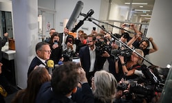 Der Prozess gegen August Wöginger hatte für internationales Medieninteresse am Landesgericht ...