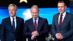 Die österreichischen EU-Delegationsleiter Reinhold Loptaka (ÖVP, li.) und Andreas Schieder (SPÖ, ...