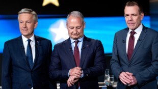 Die österreichischen EU-Delegationsleiter Reinhold Loptaka (ÖVP, li.) und Andreas Schieder (SPÖ, ...