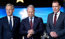 Die österreichischen EU-Delegationsleiter Reinhold Loptaka (ÖVP, li.) und Andreas Schieder (SPÖ, ...