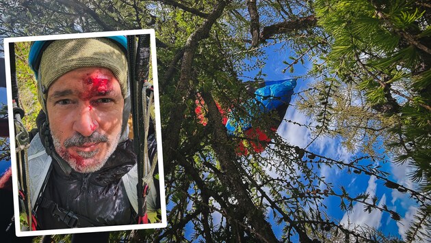 Und plötzlich hat es mich erwischt. Ich hatte Glück, denn bei meiner Baumlandung blieb ich ...