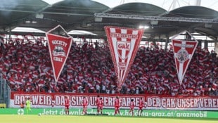Die Fans des GAK sind mit dem Vorschlag von Sturm-Präsident Christian Jauk nicht einverstanden.
