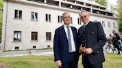 Uni-Rektor Peter Riedler (li.) und GBG-Geschäftsführer Günter Hirner eröffneten den neuen ...