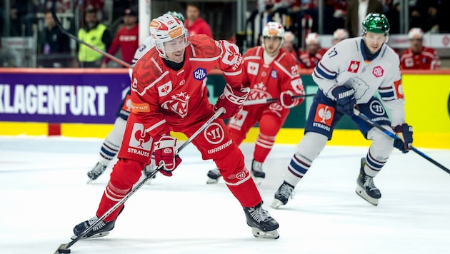 KAC-Ass Nick Petersen hat gegen Tychy viel vor.