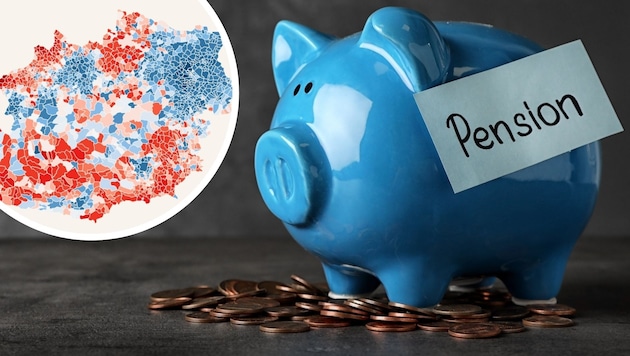 Bei den Pensionen in Österreich gibt es große Unterschiede.