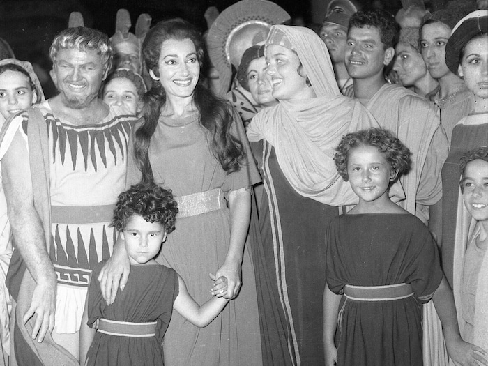 Maria Callas als „Medea“- 1961 in Epidauros.